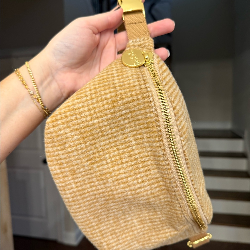 Stoney clover Tan Houndstooth Women's Bag